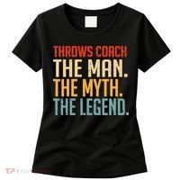 Fun Hilarious Funny Track & Field Throwing Throws Coach Women's T-Shirt thumb 0
