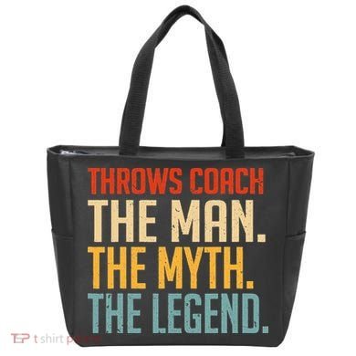 Fun Hilarious Funny Track & Field Throwing Throws Coach Tote Bag