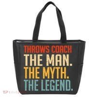 Fun Hilarious Funny Track & Field Throwing Throws Coach Tote Bag thumb 0