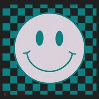 Funny Happy Face Checkered Pattern Smile Face Meme Tumbler thumb 3