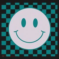 Funny Happy Face Checkered Pattern Smile Face Meme Tank Top thumb 6