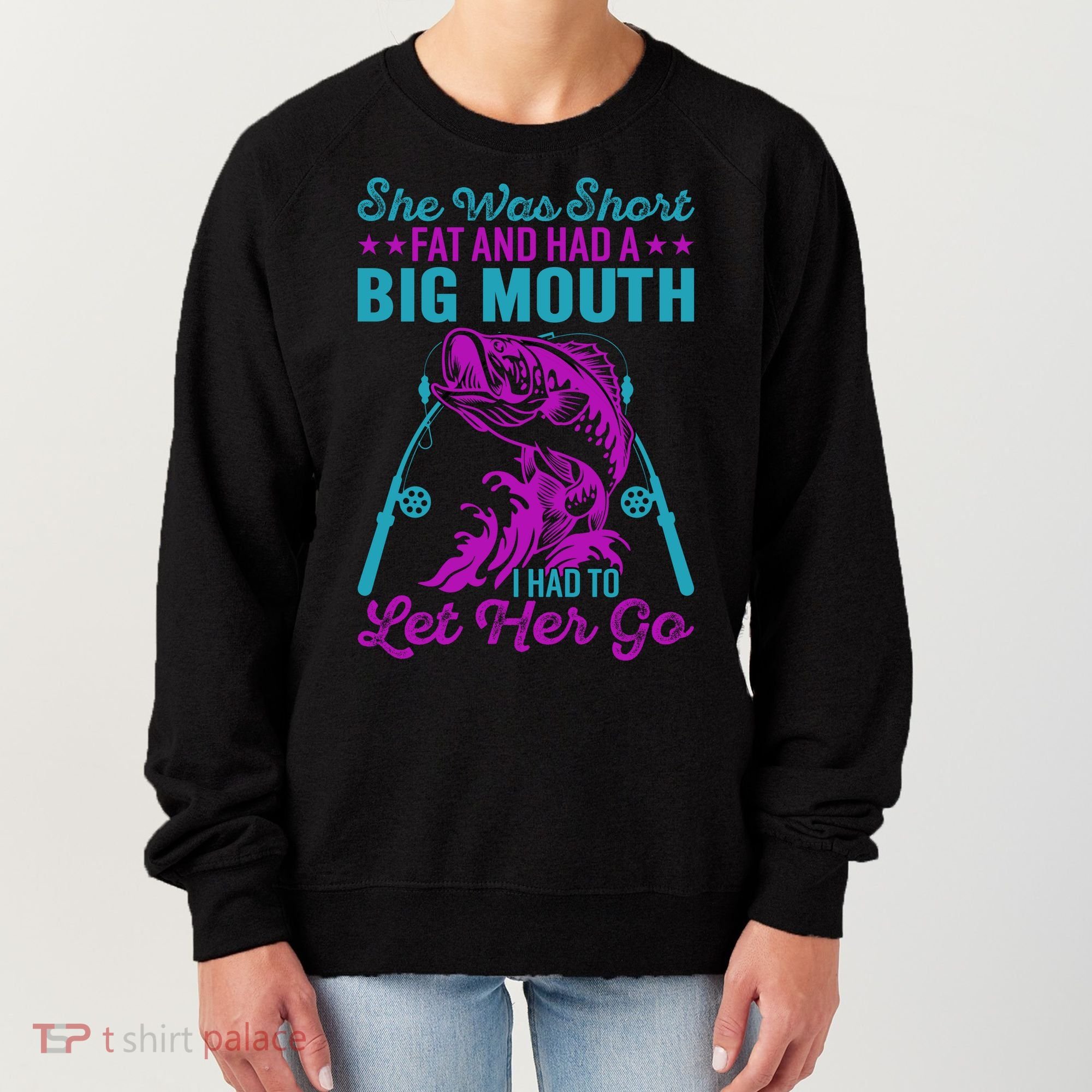 Funny Humor Fishing Women's Sweatshirt