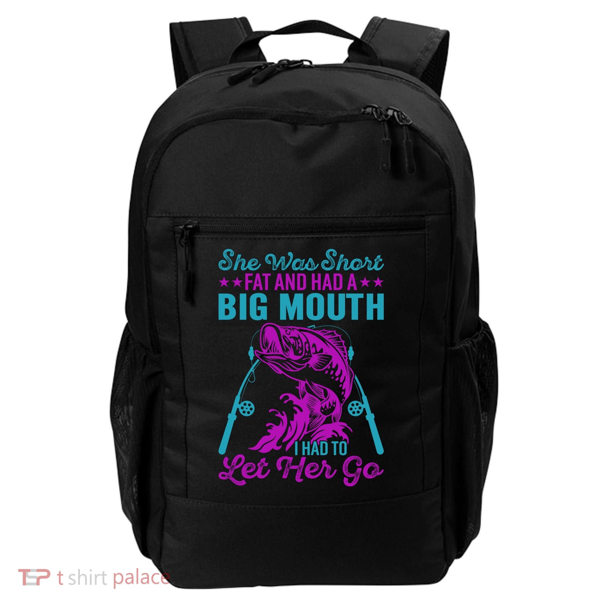 Funny Humor Fishing Backpack