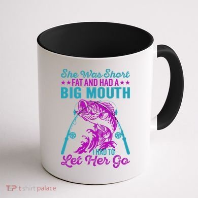 Funny Humor Fishing Coffee Mug back