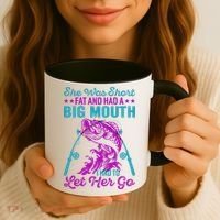 Funny Humor Fishing Coffee Mug thumb 3