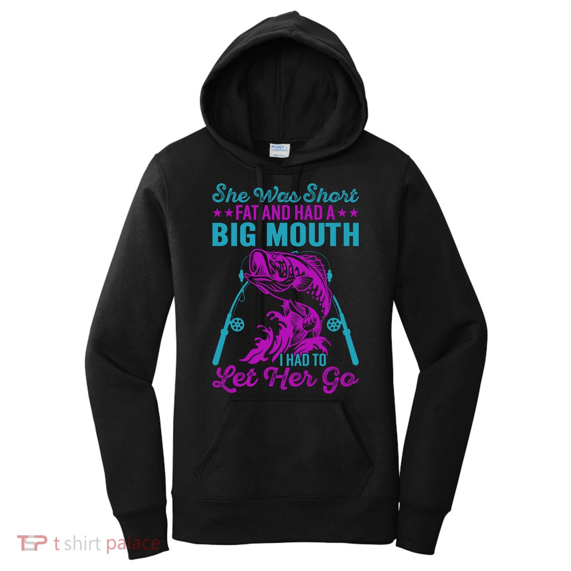 Funny Humor Fishing Women's Hoodie