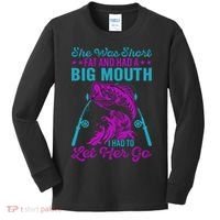 Funny Humor Fishing Kids Long Sleeve Shirt thumb 0