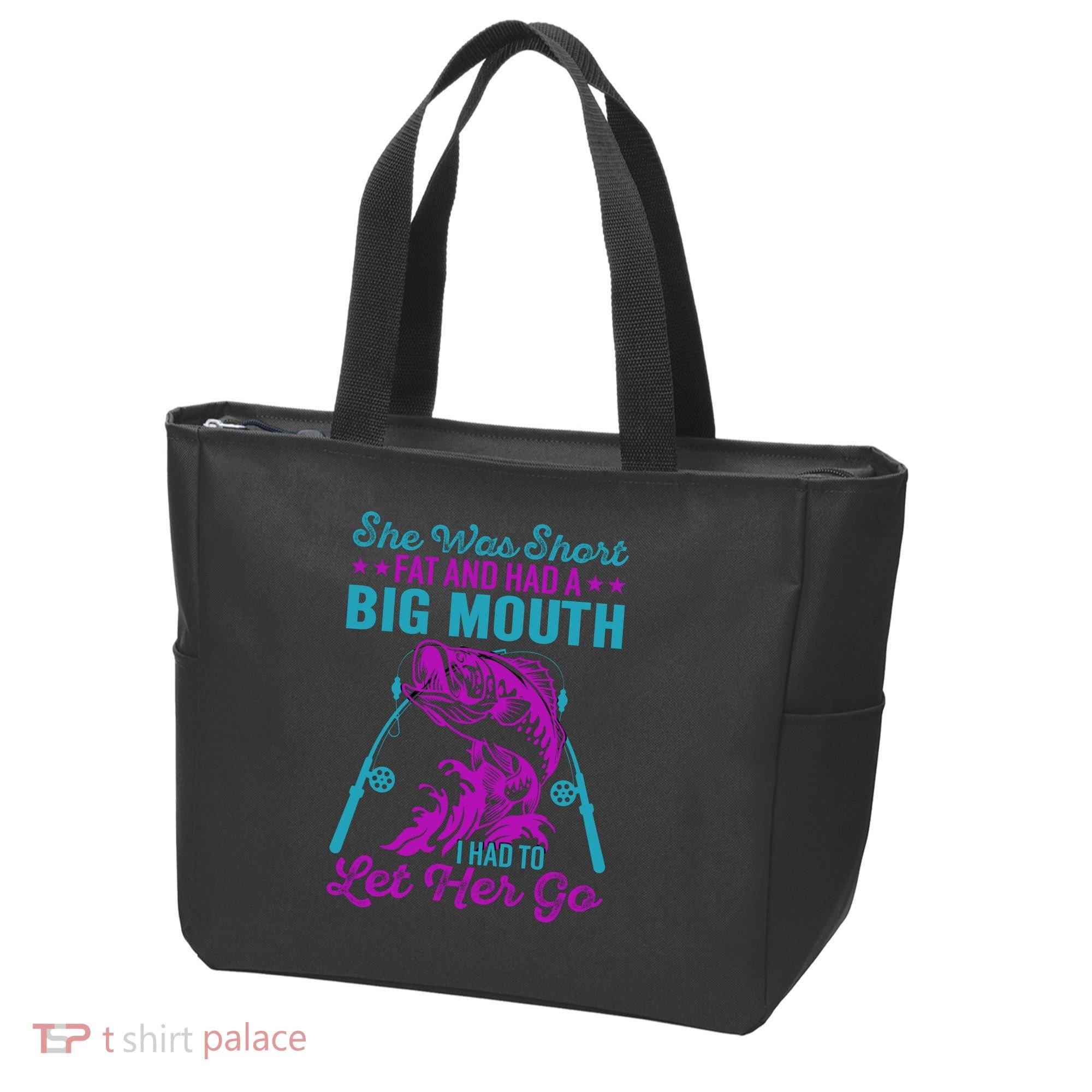 Funny Humor Fishing Tote Bag