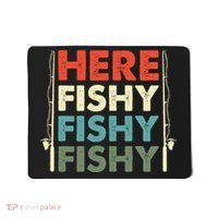Fish Hunting Fishing Fishrod Fisherman Mousepad thumb 0