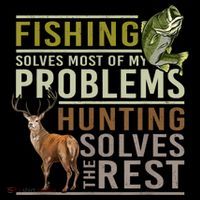 Funny Hunting Fishing Solves Most Of My Problems Gift Coffee Mug thumb 5