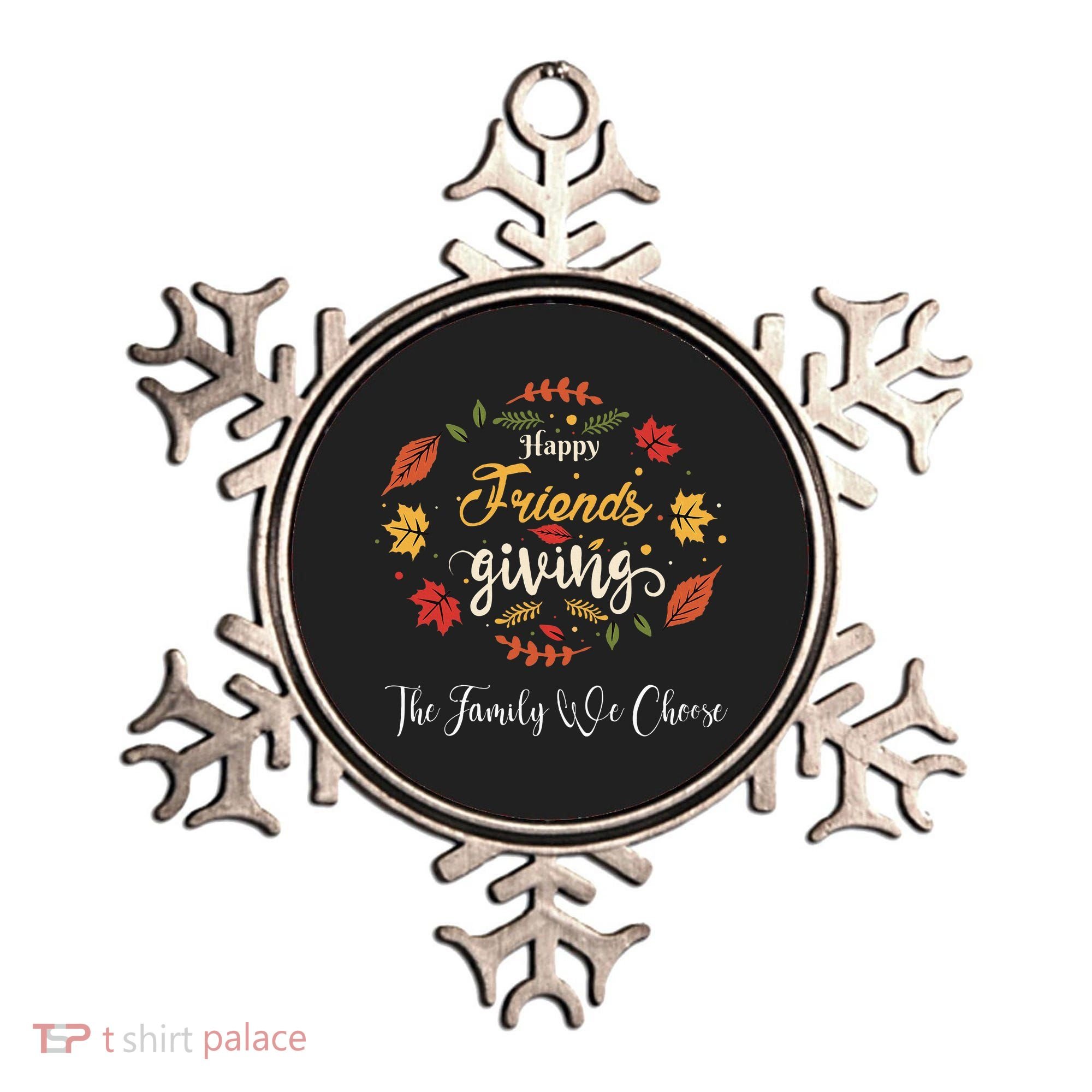 Funny Happy Friendsgiving Turkey Friends Giving Ornament