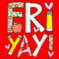 Friyay Happy Friday Funny Weekend Teacher Back To School Santa Hat thumb 1