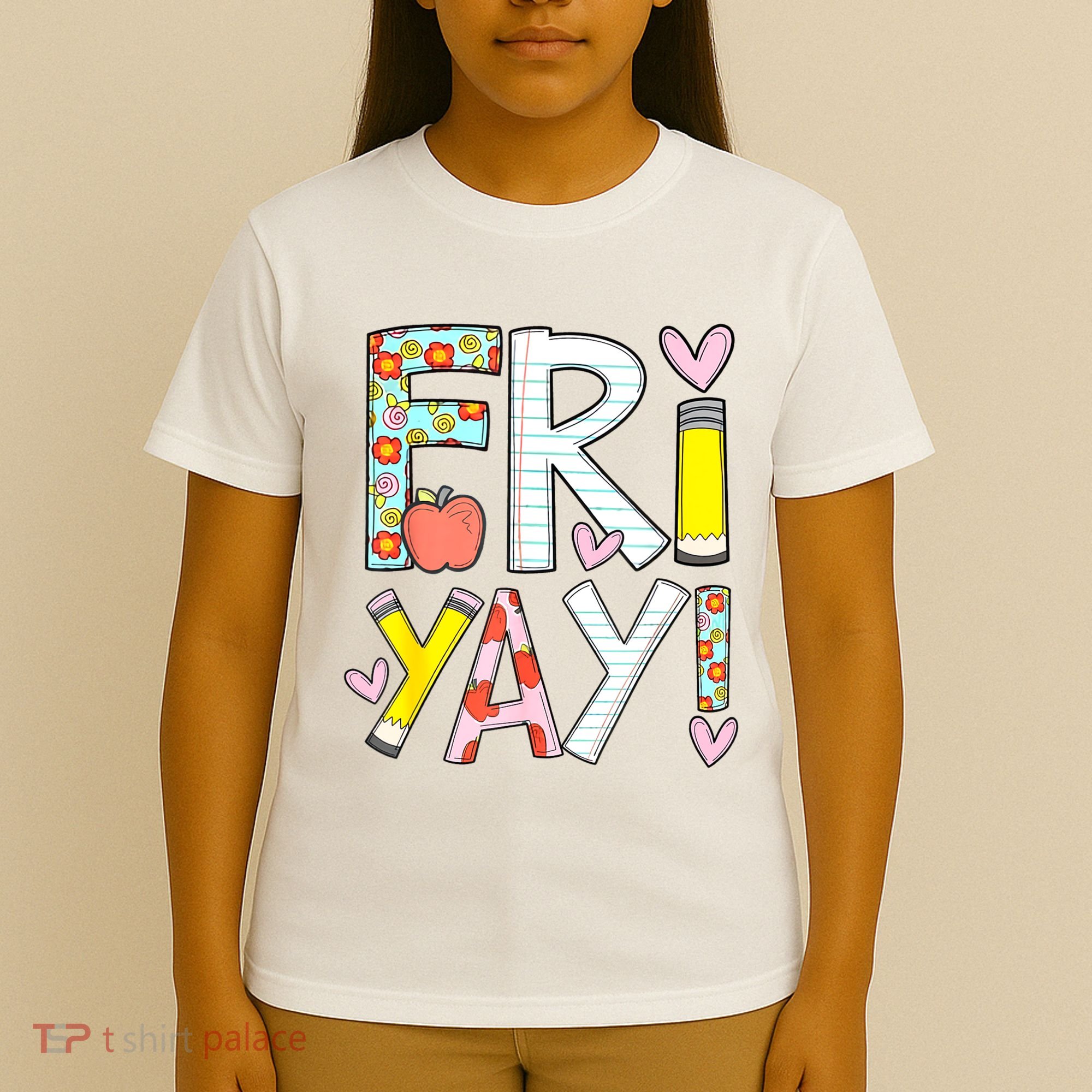 Friyay Happy Friday Funny Weekend Teacher Back To School T-Shirt