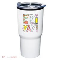 Friyay Happy Friday Funny Weekend Teacher Back To School Tumbler thumb 0