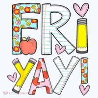 Friyay Happy Friday Funny Weekend Teacher Back To School Visor thumb 3