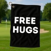 Free Hugs Golf Towel thumb 1