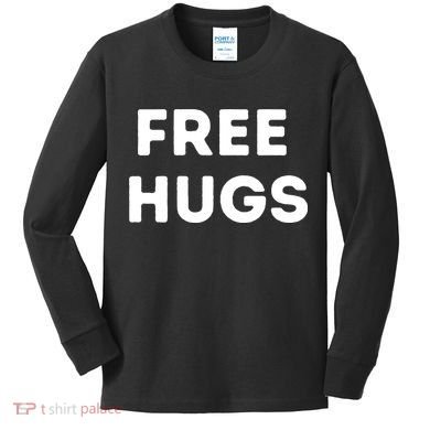Free Hugs Kids Long Sleeve Shirt