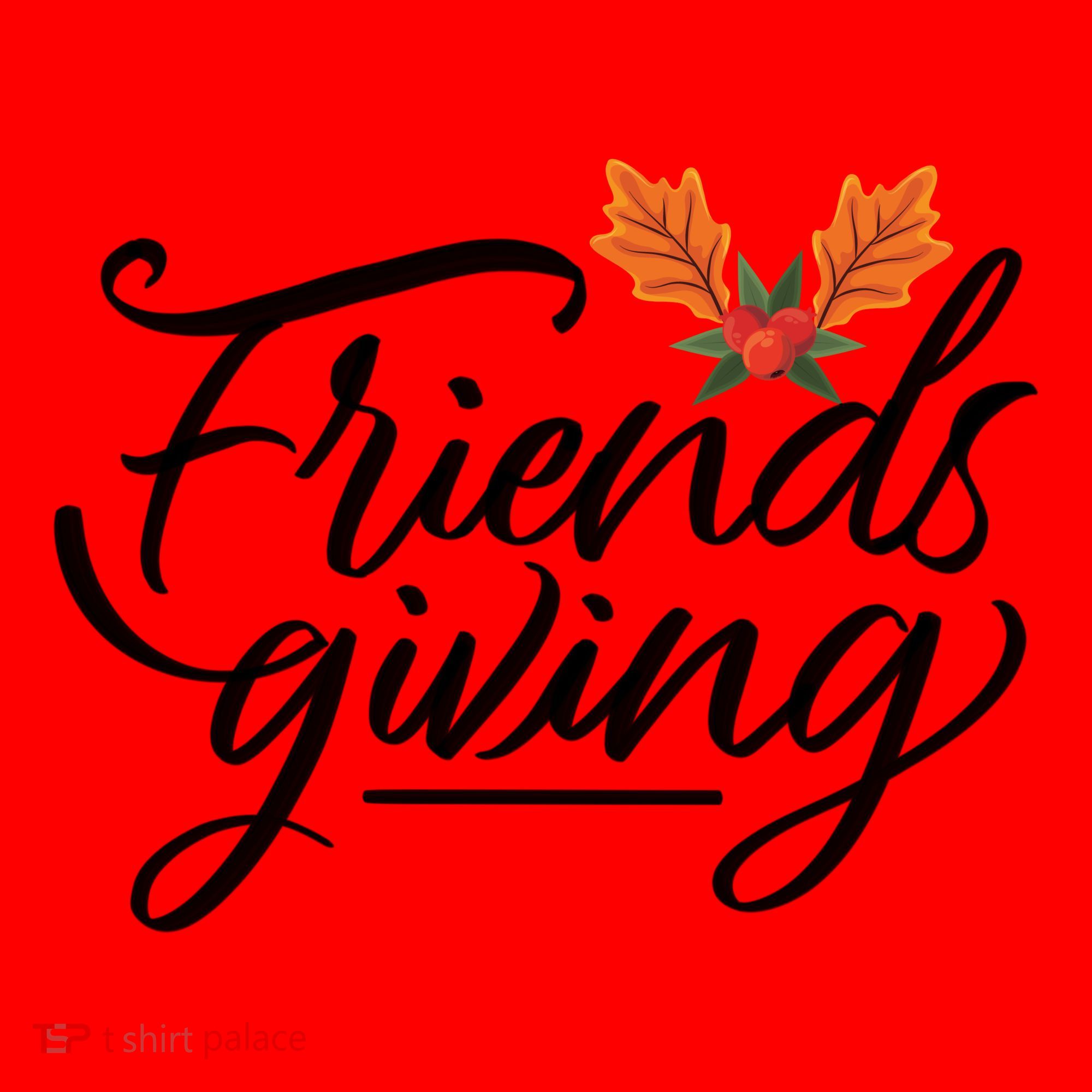 Friendsgiving Holiday Festive Thanksgiving Santa Hat