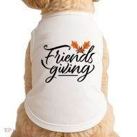 Friendsgiving Holiday Festive Thanksgiving Doggie Tank thumb 0