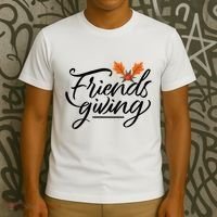 Friendsgiving Holiday Festive Thanksgiving T-Shirt thumb 3