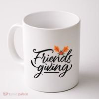 Friendsgiving Holiday Festive Thanksgiving Coffee Mug thumb 0