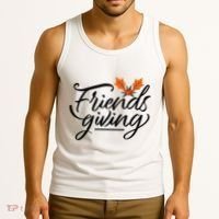 Friendsgiving Holiday Festive Thanksgiving Tank Top thumb 3