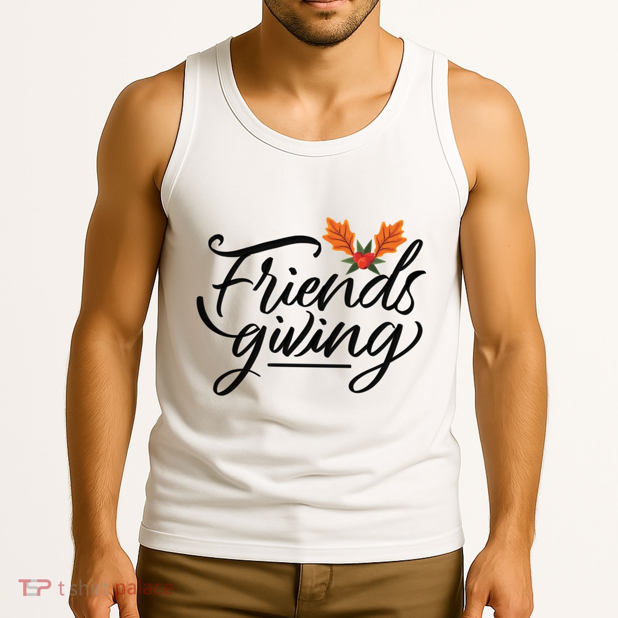 Friendsgiving Holiday Festive Thanksgiving Tank Top