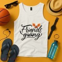 Friendsgiving Holiday Festive Thanksgiving Tank Top thumb 4