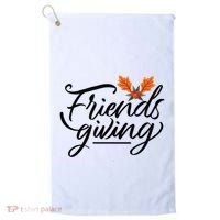 Friendsgiving Holiday Festive Thanksgiving Golf Towel thumb 0