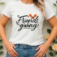 Friendsgiving Holiday Festive Thanksgiving Women's T-Shirt thumb 2