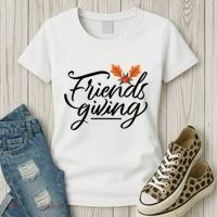 Friendsgiving Holiday Festive Thanksgiving Women's T-Shirt thumb 3