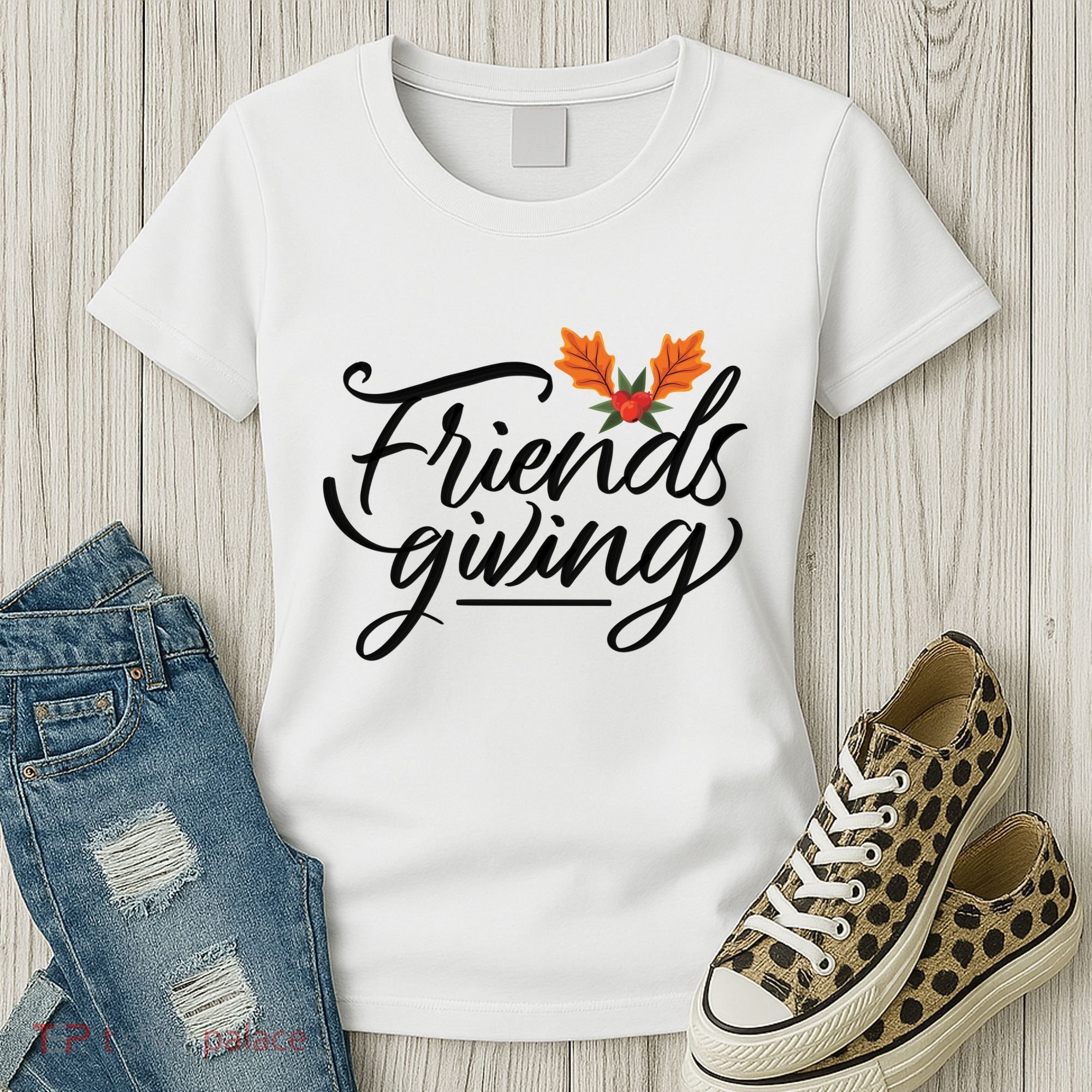 Friendsgiving Holiday Festive Thanksgiving Women's T-Shirt