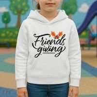 Friendsgiving Holiday Festive Thanksgiving Kids Hoodie thumb 3