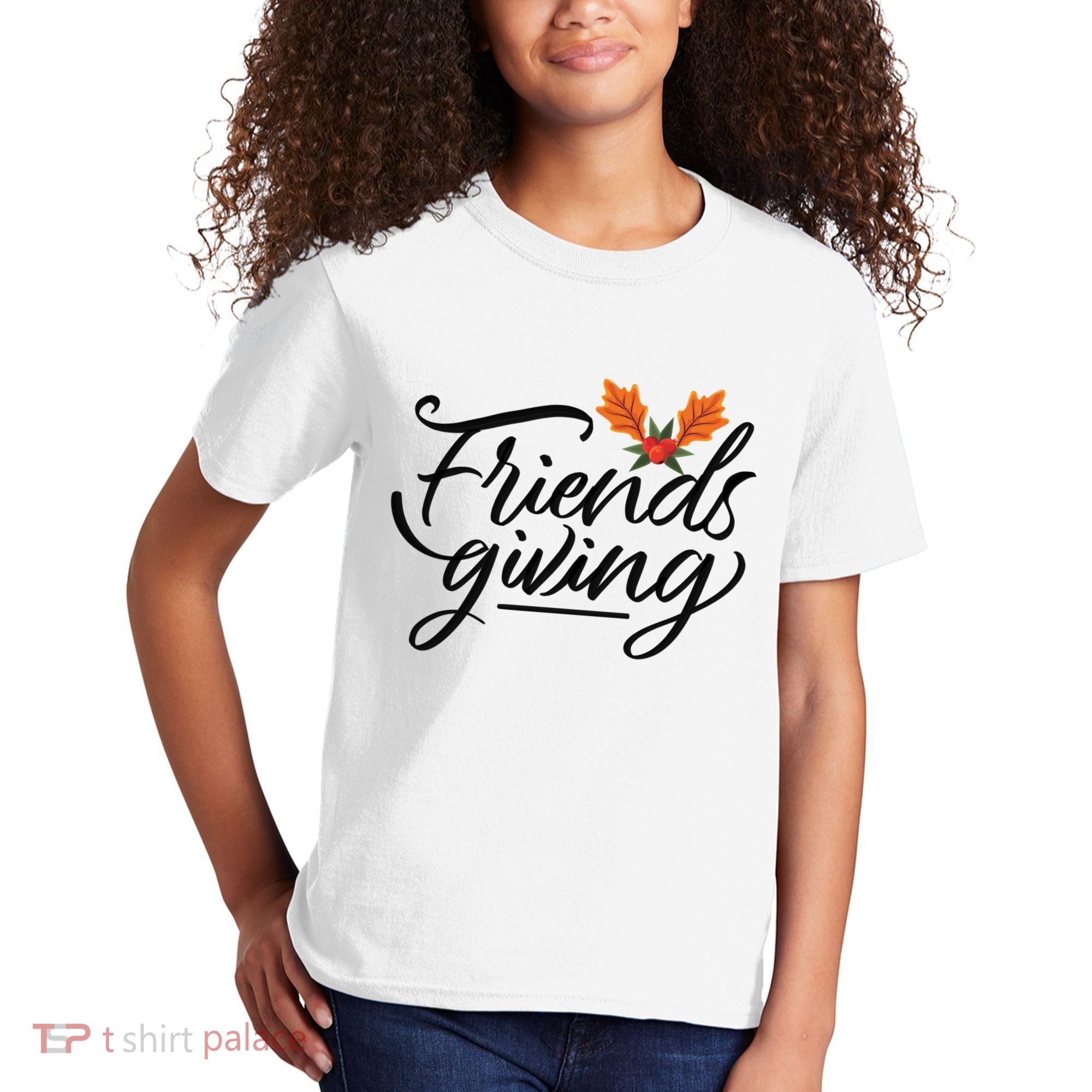 Friendsgiving Holiday Festive Thanksgiving Kids T-Shirt