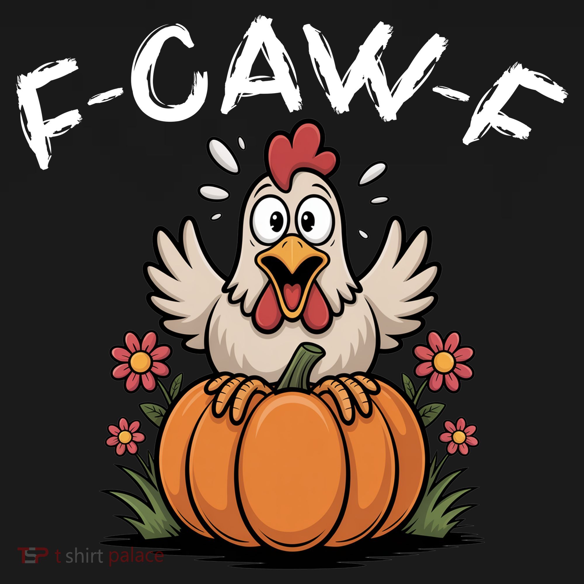 F-Caw-F Halloween Funny Sassy Raven Rooster Sweatshirt