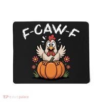 F-Caw-F Halloween Funny Sassy Raven Rooster Mousepad thumb 0
