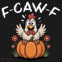 F-Caw-F Halloween Funny Sassy Raven Rooster Ornament thumb 1
