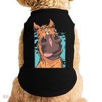 Funny Horse Face Doggie Tank thumb 0