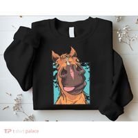 Funny Horse Face Sweatshirt thumb 2