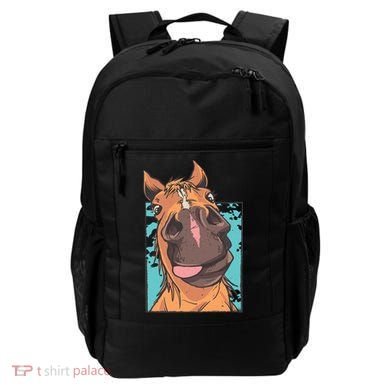 Funny Horse Face Backpack