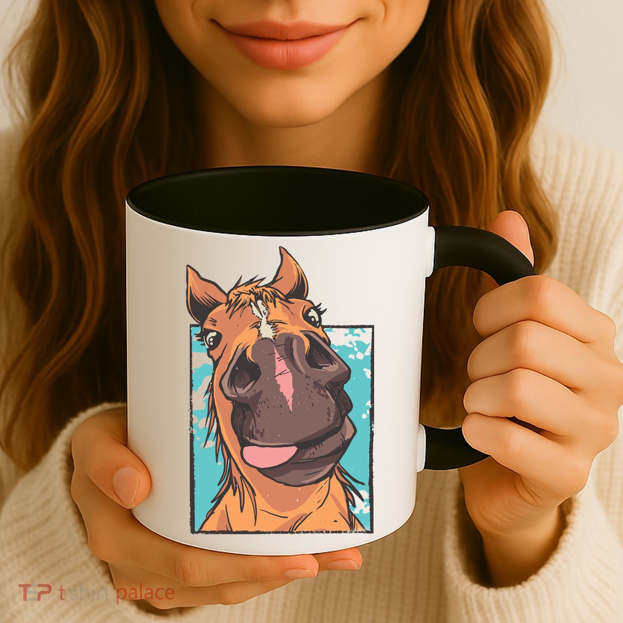 Funny Horse Face Coffee Mug