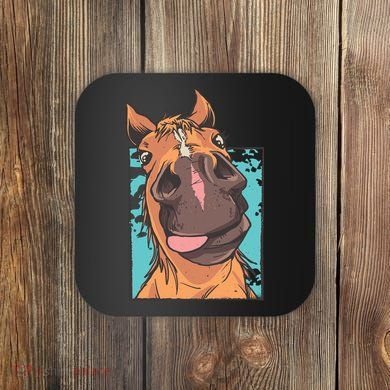 Funny Horse Face Coaster