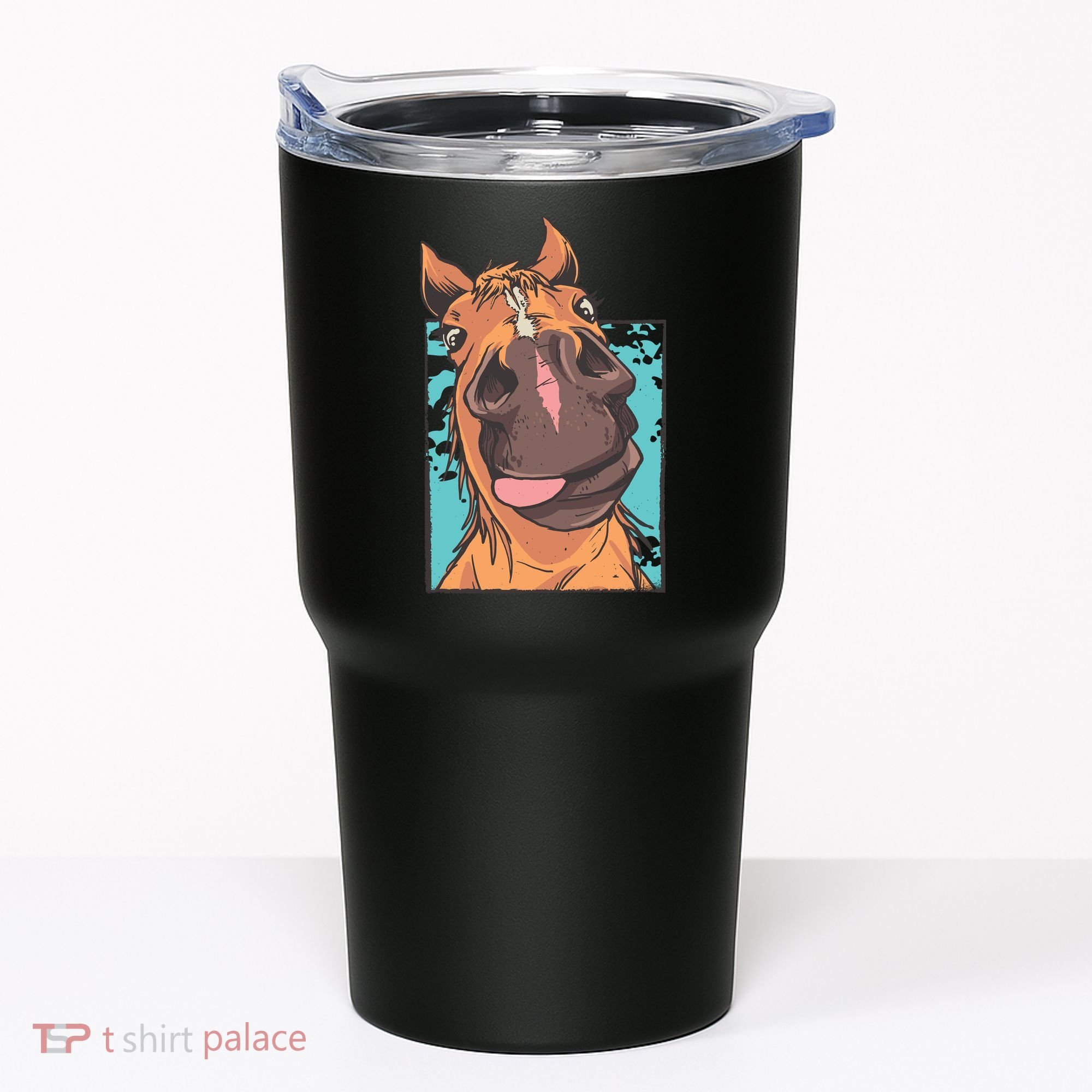 Funny Horse Face Tumbler