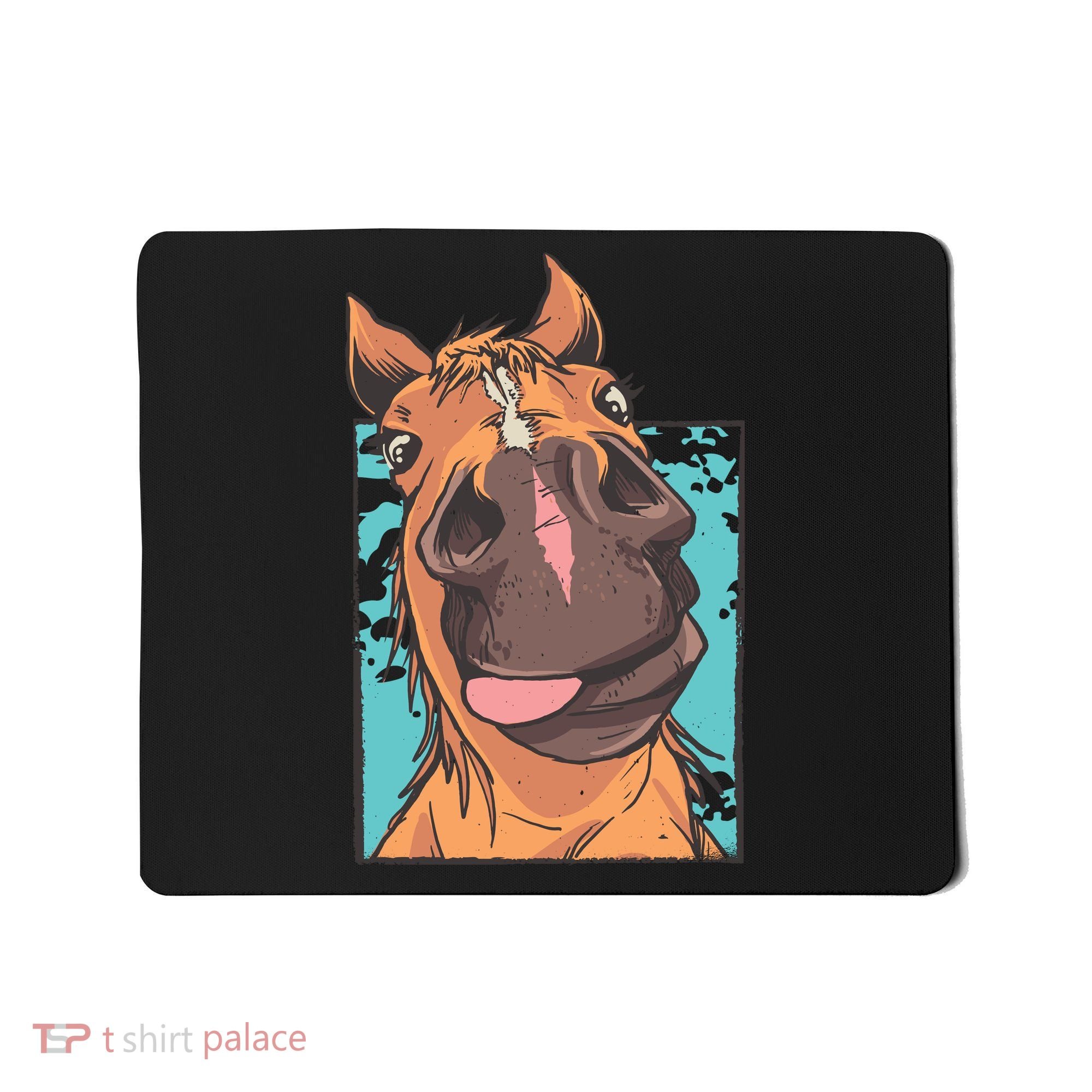 Funny Horse Face Mousepad