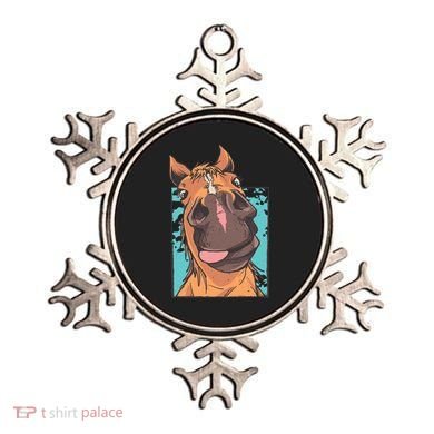 Funny Horse Face Ornament