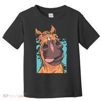 Funny Horse Face Toddler T-Shirt thumb 0