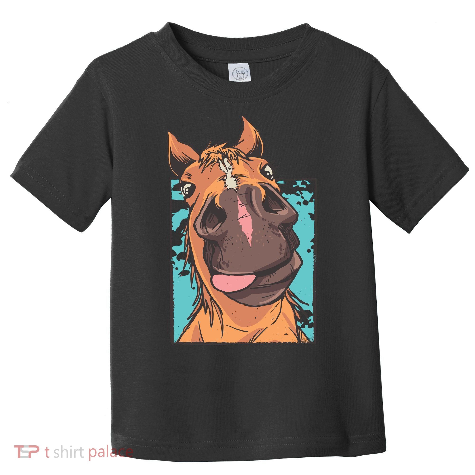 Funny Horse Face Toddler T-Shirt