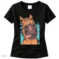 Funny Horse Face Women's T-Shirt thumb 0