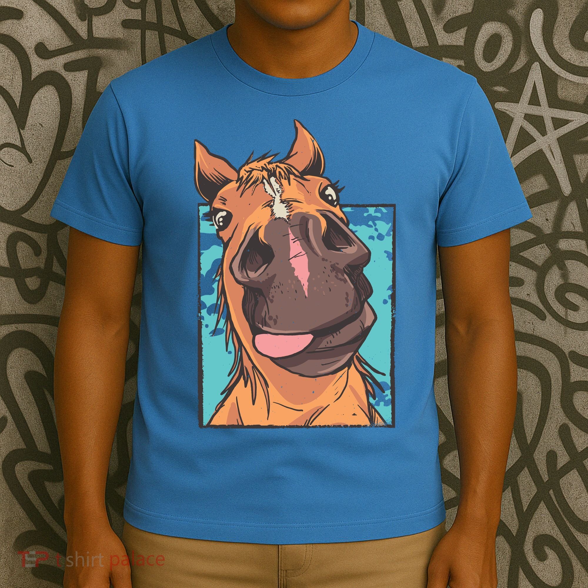 Funny Horse Face T-Shirt