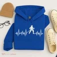Fire Heartbeat Firefighter Fire Fighter Meaningful Gift Hoodie thumb 4
